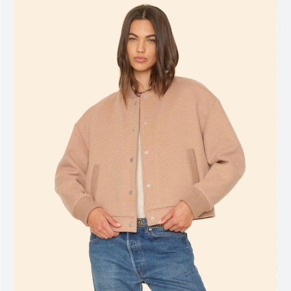NWT XiRENA BRAIDY BOMBER JACKET - WARM CAMEL Size XS